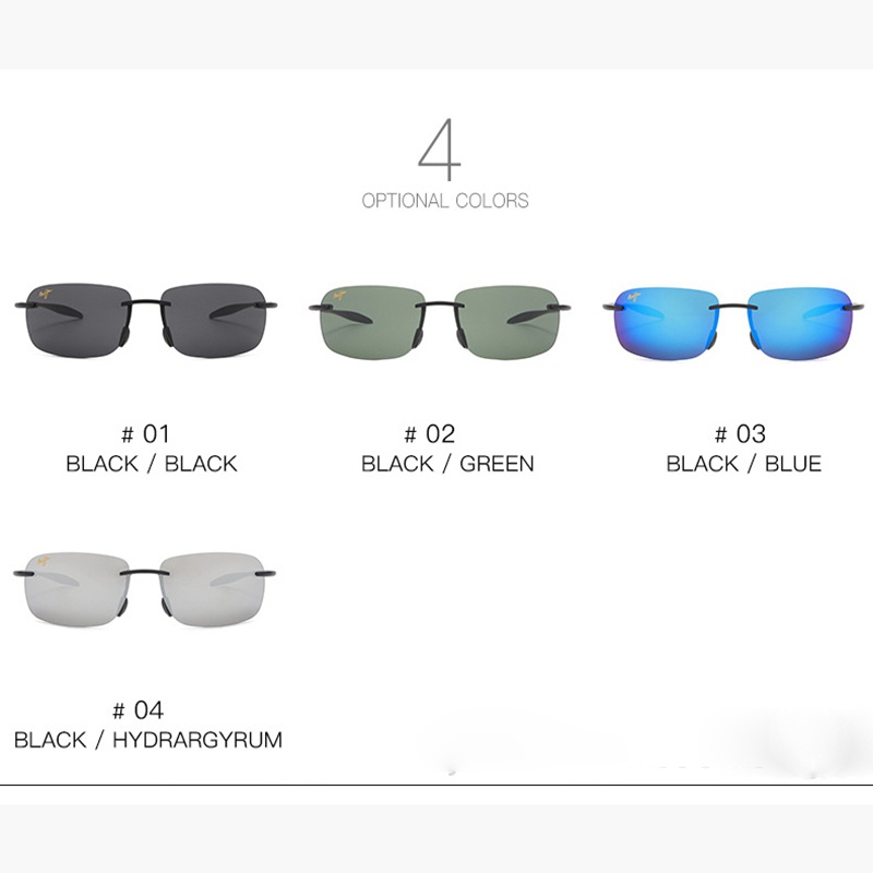 Kính mát thể thao không viền thời trang dành cho nam