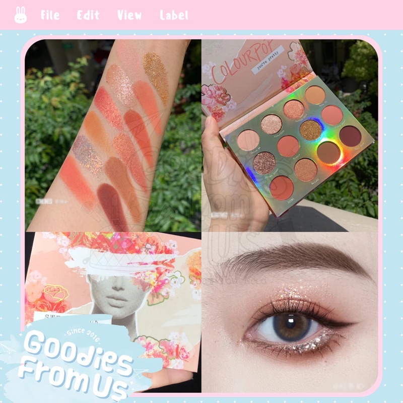 Bảng phấn mắt colourpop Sweet Talk SALE 50% !!