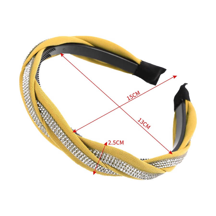 Băng đô cài tóc đính đá thời trang cho nữ
