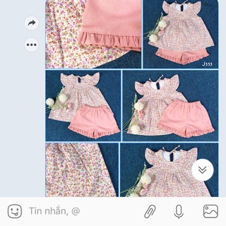Cambo bộ hồng cam size 1-10y bé gái