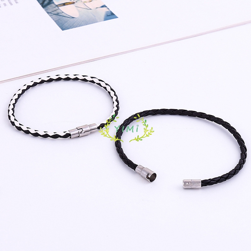 Vòng Tay Da Thời Trang Hàn Quốc Cho Nam Và Nữ