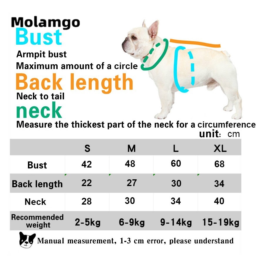MOLAMGO  Áo Thun Kẻ Sọc Ngang Thời Trang Đa Dạng Màu Sắc Cho Thú Cưng