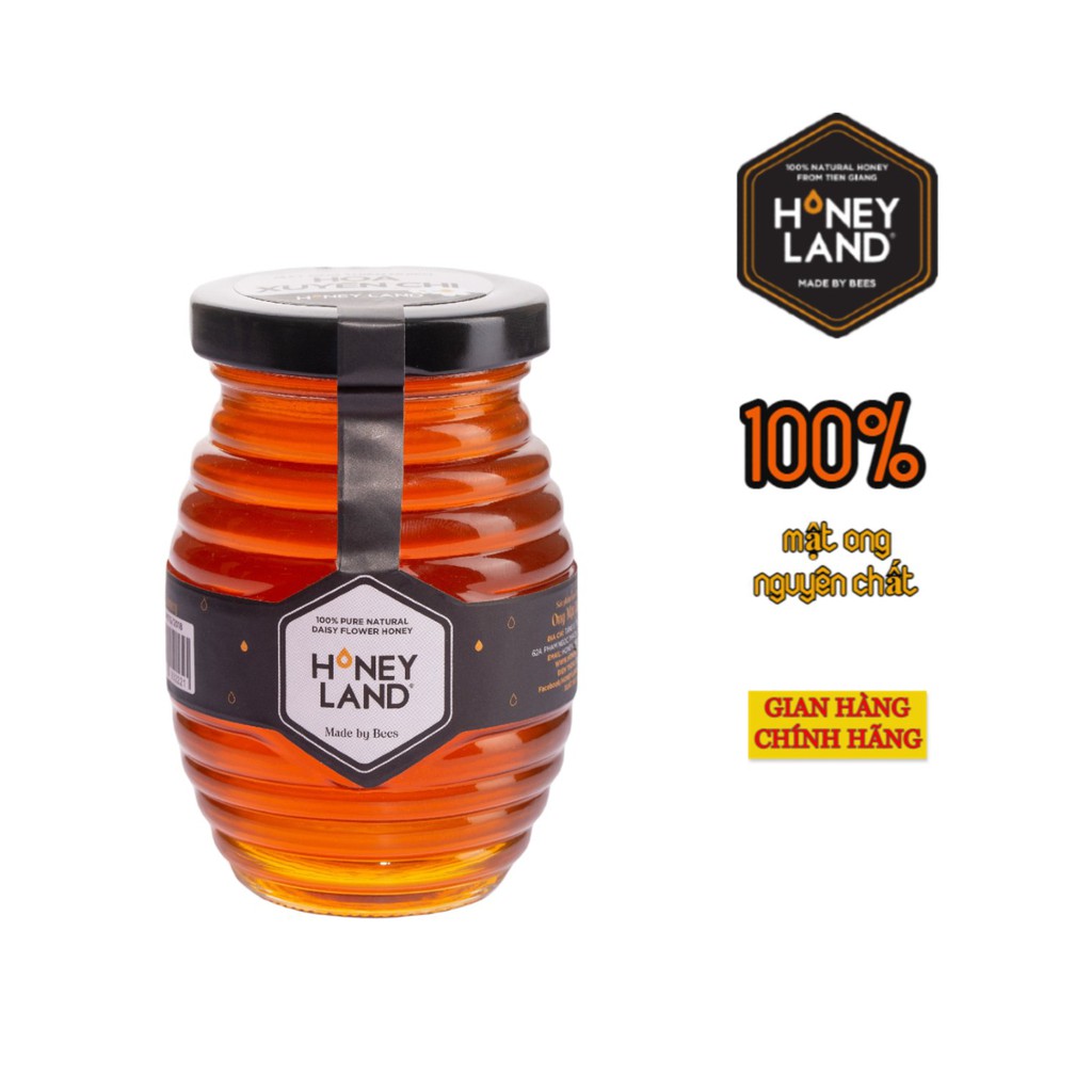 Combo Tinh Nghệ kết hợp mật ong rừng Tây Nguyên HONEYLAND(tinh nghệ 100g+mật ong rừng 250g)