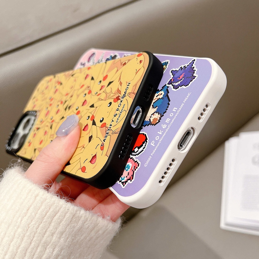 Ốp Điện Thoại Trong Suốt Họa Tiết Pokemon Cho iPhone13Pro iPhone12Pro XS iPhone11 12Promax 13Promax 11 12 13 7P