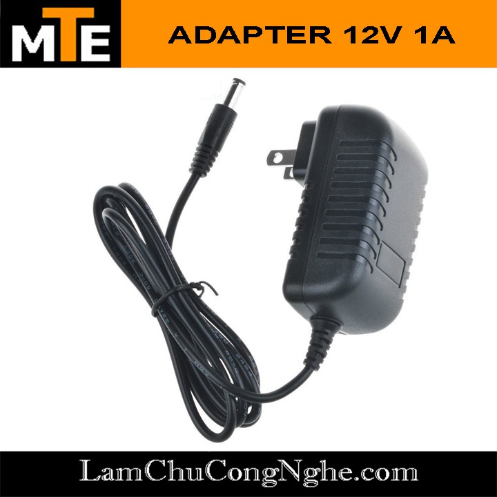 Nguồn adapter 12V 1A jack DC 5.5 * 2.1 mm