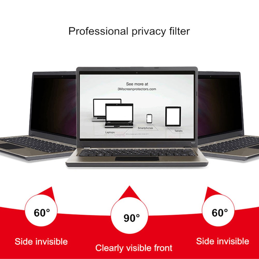 Màn hình laptop 35.56 cm chống nhìn trộm Phim bảo mật laptop 14 inch phim chống xước 16:9