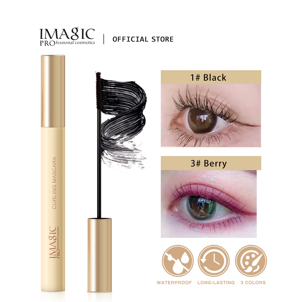 Mascara IMAGIC Chống Thấm Nước Lâu Trôi Chuốt Mi Cong Tự Nhiên 3 Màu Tùy Chọn 25g