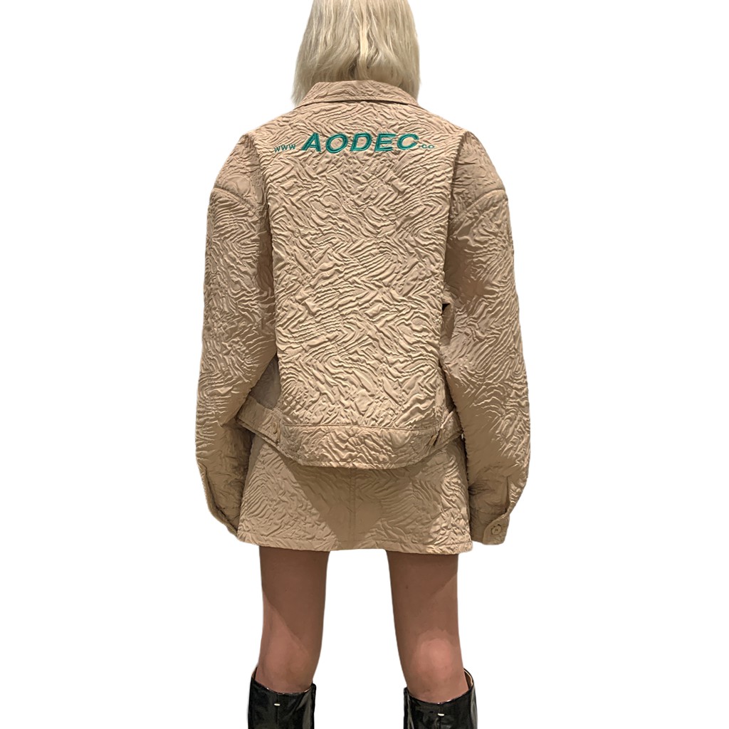 Áo Khoác AODEC O3 Creased Jacket Beige