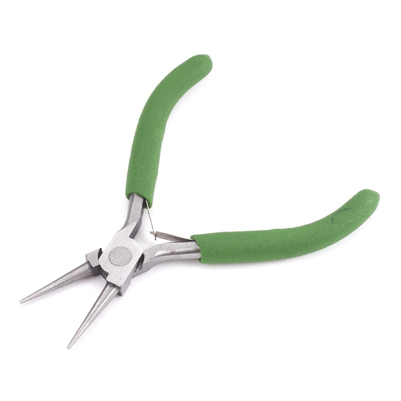 Kìm Mũi Tròn Đánh Bóng Trang Sức Bằng Thép Carbon 4.5in 11.5x8.9x0.9cm