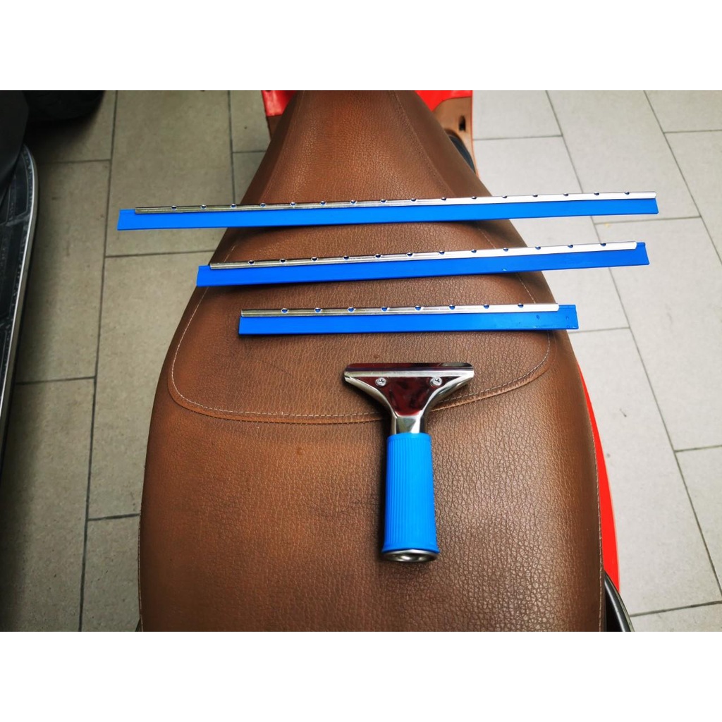 Tay Gạt Kính Inox Lưỡi Silicone Hàng Chuyên Dụng Cao Cấp Gạt Sạch Trong Kính