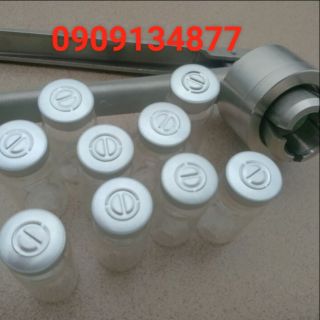 Máy đóng nắp chai lọ thủ công, máy đóng nắp lọ serum, máy đóng nút lọ thuốc thú y, kìm bấm lọ thuốc tiêm vacxin
