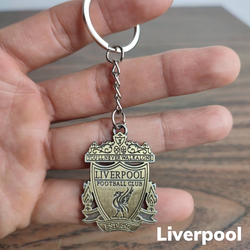 Móc Khóa Kim Loại In Nổi 2 Mặt Các Đội Bóng Đá Trên Thế Giới