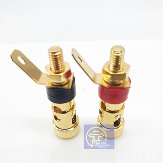 [Mã ELHACE giảm 4% đơn 300K] 02 Jack cọc loa dạng nhấn- trạm loa loại to