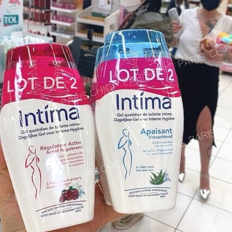 Dung dịch vệ sinh phụ nữ Intima Pháp 200ml pH 5.5 cực an toàn