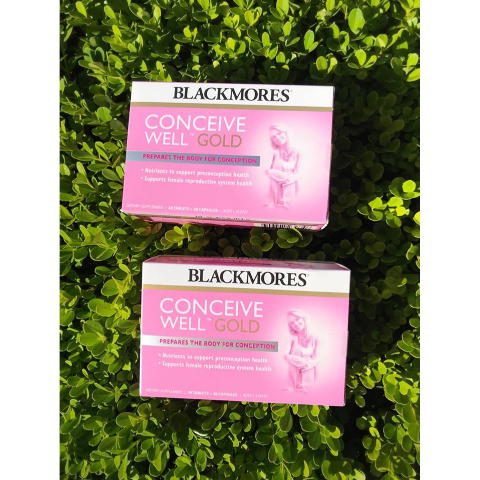 (HÀNG XÁCH TAY ÚC) Viên uống tăng khả năng thụ thai Black more