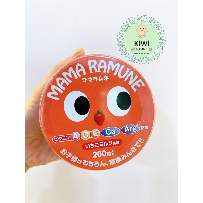 KẸO BIẾNG ĂN MAMA RAMUNE NHẬT