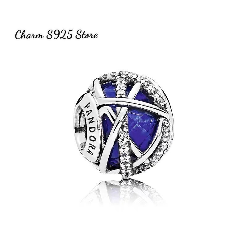 combo bộ vòng tay mềm mix 5 hạt charm pan xanh bạc s925 cao cấp