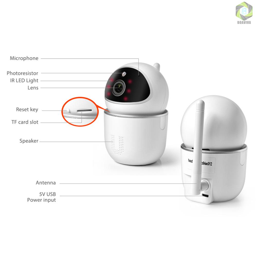 Camera an ninh wifi 1080P không dây IP tích hợp theo dõi chuyển động P/T/Z có app điều khiển