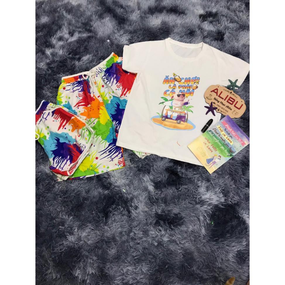 [Giá 4x Cotton] Áo Thun Đồng Phục Đi Biển Gia Đình, Team Building Công Ty, Đi Bơi  ྇ | BigBuy360 - bigbuy360.vn