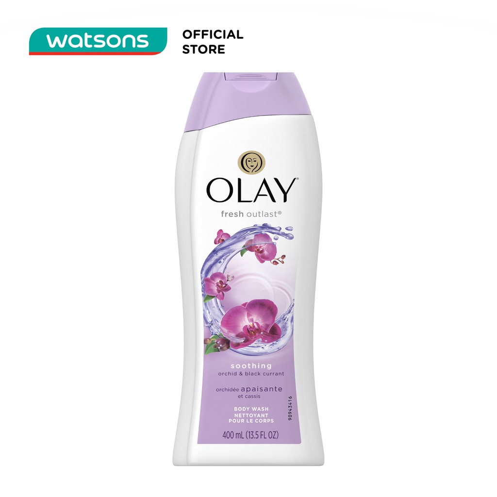 Sữa Tắm Olay Soothing Orchid & Blackcurrant 400ml