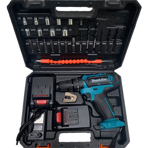 Máy khoan pin búa makita 26v có búa 2pin phụ kiện