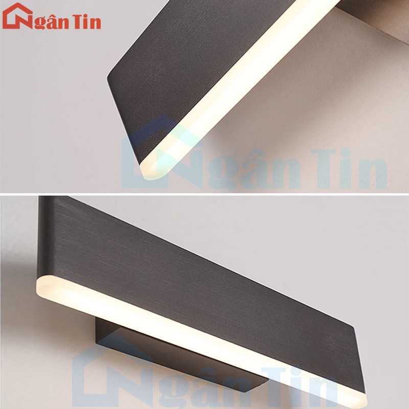 Đèn Led treo tường hắt tường xoay 350 độ trang trí phòng khách phòng ngủ Led 7W 220V VK2272 Ngân Tin