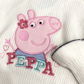 {Ảnh thật} Áo len cao cổ peppa pig cho bé gái