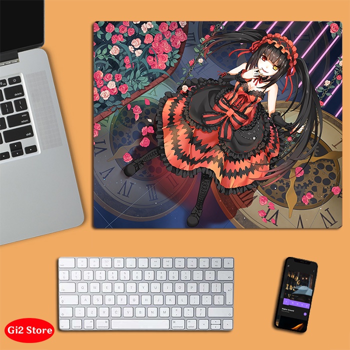 Lót chuột anime Date A Live cỡ nhỏ size 20x24, in 3D đẹp siêu rẻ (mẫu mới)