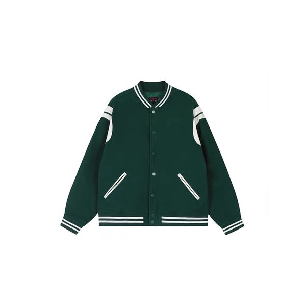 Áo khoác form teddy sẵn màu xanh lá 9ty