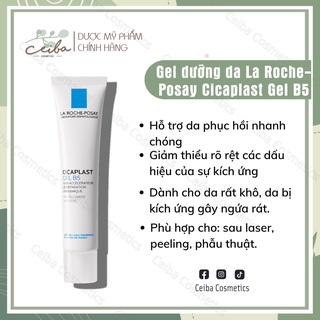 Kem Dưỡng Da Dạng Gel La Roche-Posay Cicaplast Gel B5 Giảm Sẹo Thâm, Hỗ Trợ Phục Hồi, Tái Tạo Da Cho Da Khô Hỗn Hợp 40ml