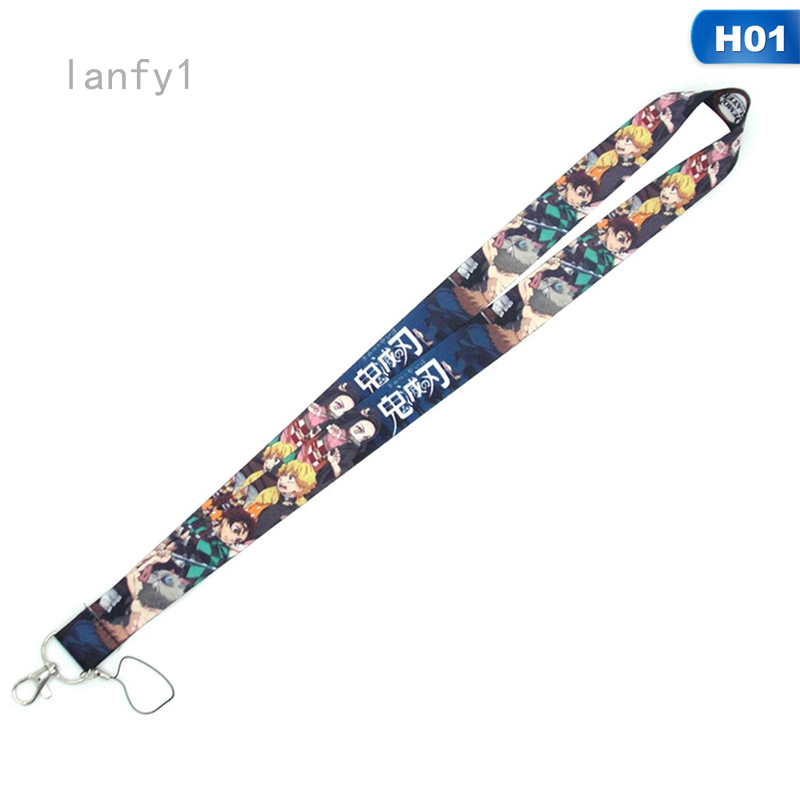 Lanfy1 Dây trang trí gắn móc khóa / điện thoại họa tiết hoạt hình cá tính trẻ trung