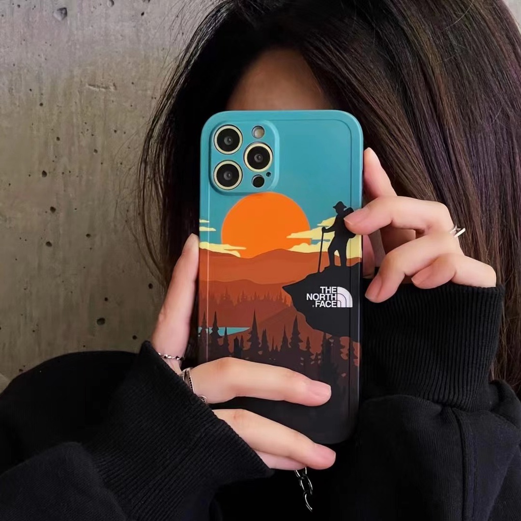 Ốp Điện Thoại In Logo the north face Sang Trọng Cho iphone 13 Pro Max i13 13pro i11 11ProMax i11 iX XR Xs Max 7plus 8plus 12Pro 12 Pro Max