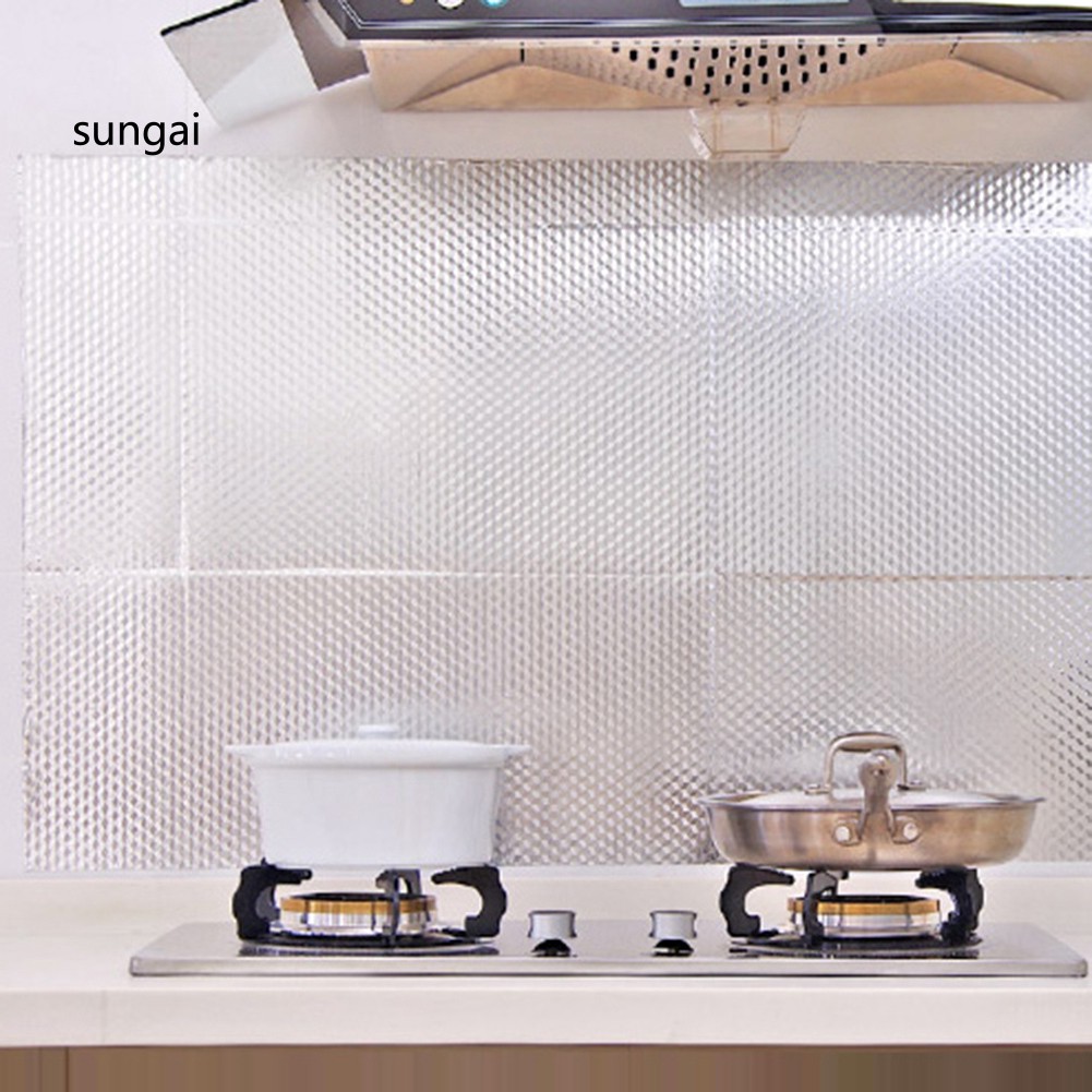 Giấy phim nhôm dán tường nhà bếp chống thấm nước | BigBuy360 - bigbuy360.vn