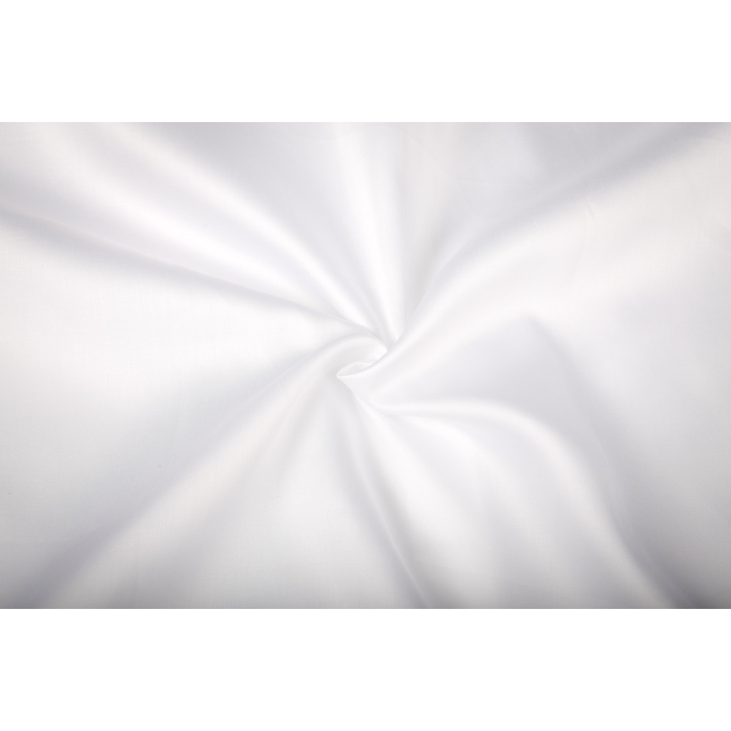 Áo sơ mi nam nữ dài tay Unisex Basic TRƠN Form Slim màu trắng Chất cotton lụa mịn mát