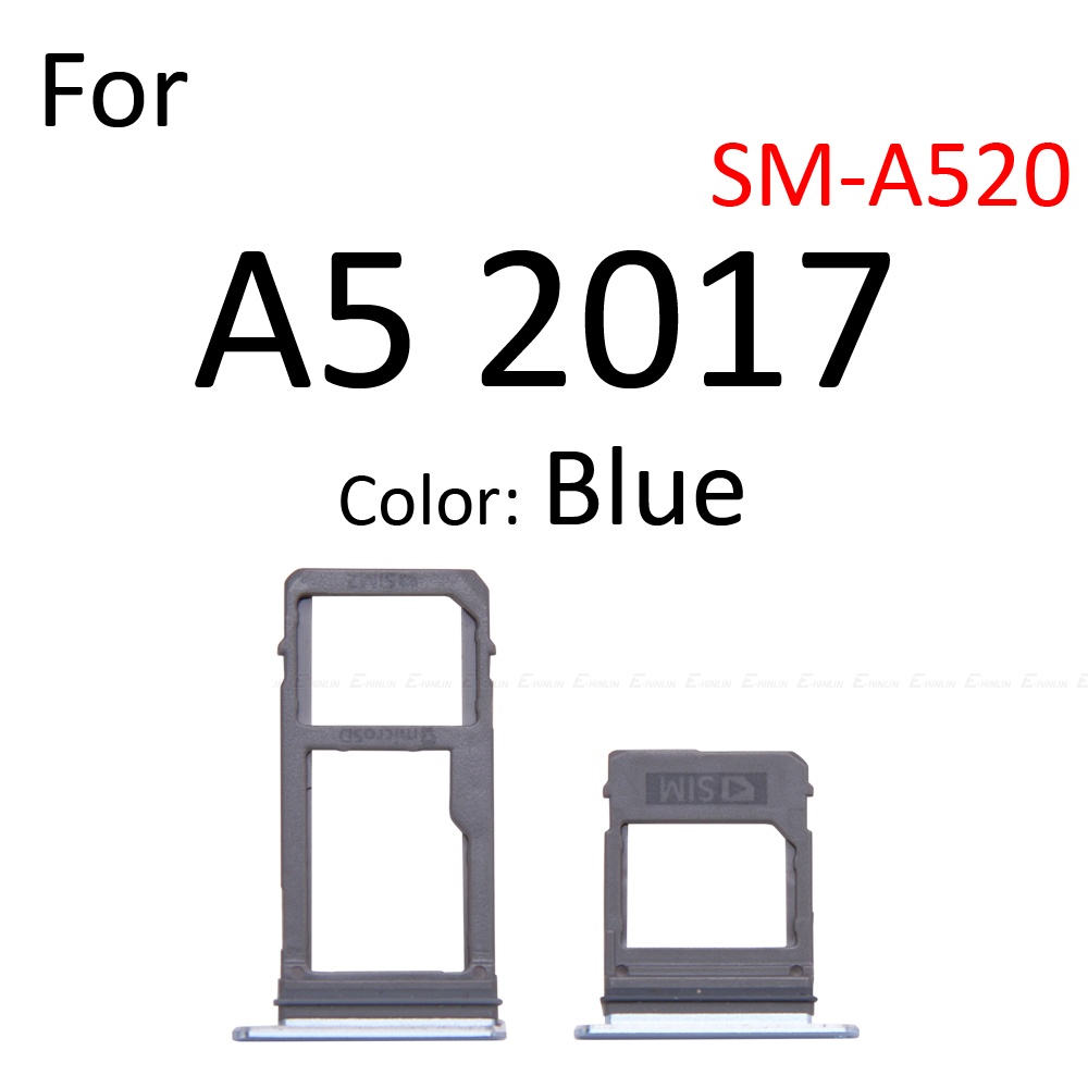 Khay Đựng Thẻ Sim / Thẻ Nhớ Micro SD Cho Samsung Galaxy A7 A5 A3 2018 2017 A750 A720 A320
