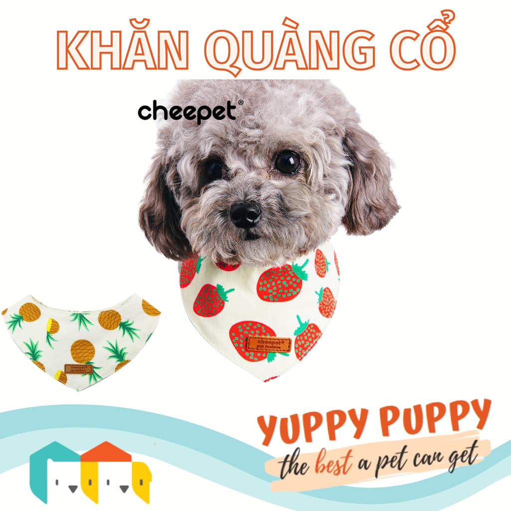 Cheepet Khăn quàng cổ cho chó mèo/ thú cưng