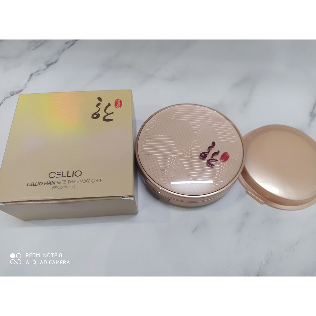 Phấn Phủ Trang Điểm CELLIO SPF25+++(CÓ TẶNG KÈM 1 LÕI PHẤN)