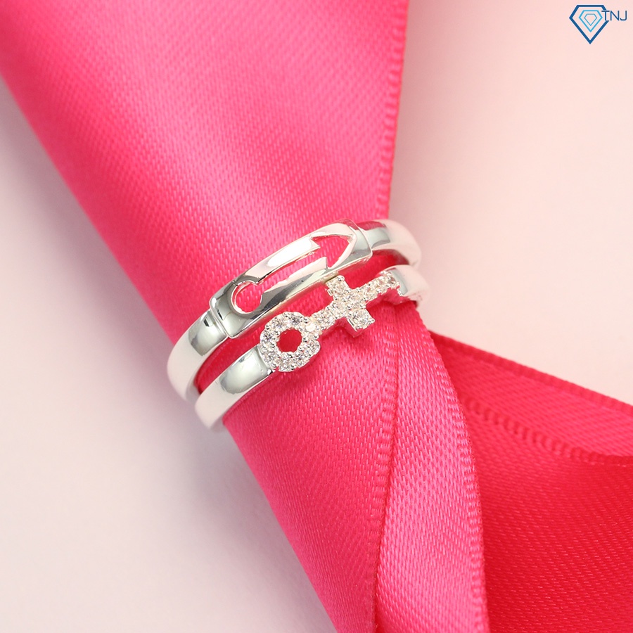 Nhẫn cặp đôi nam nữ Male Female khắc tên ND0409 Trang Sức TNJ