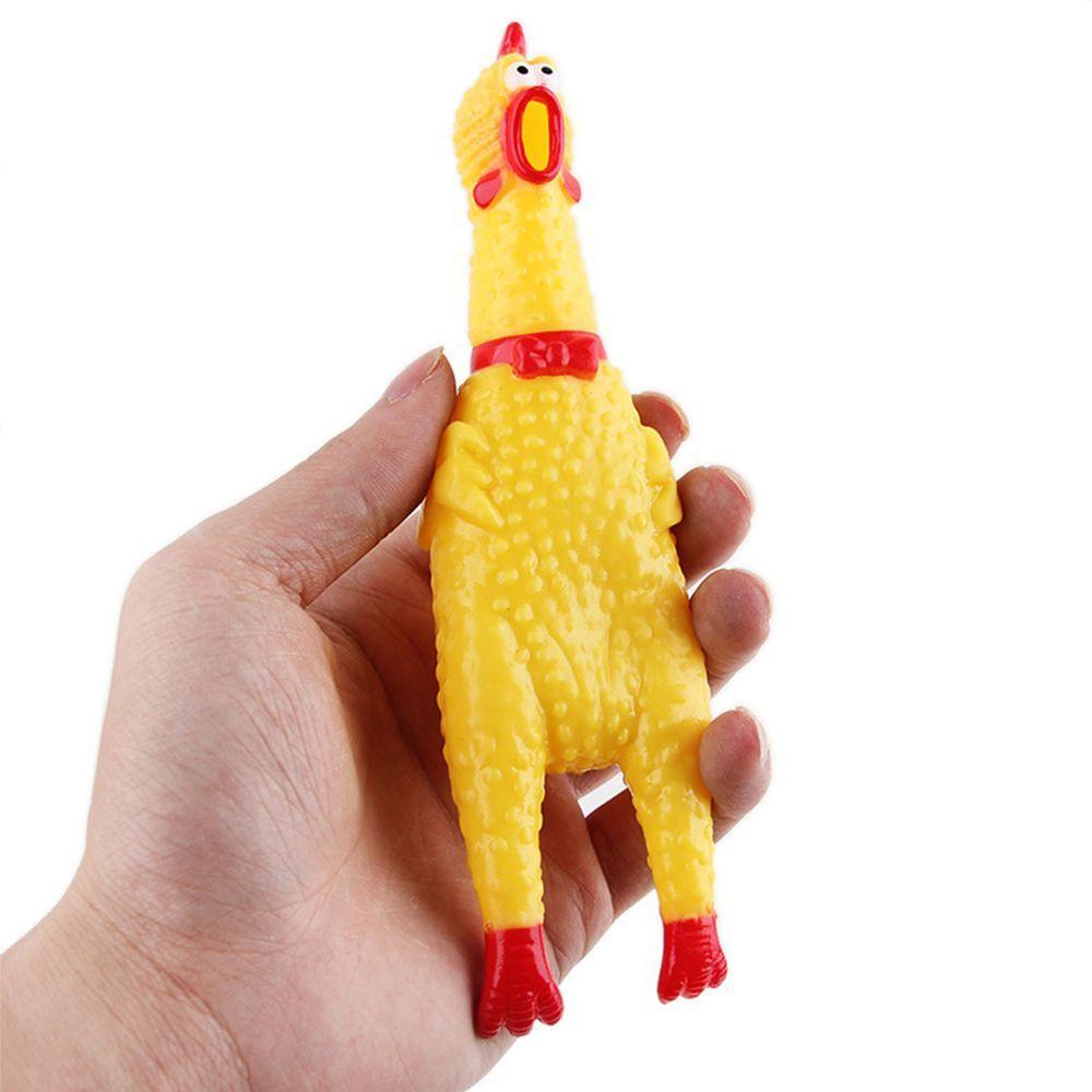 1 Đồ Chơi Bằng Cao Su Màu Vàng Dễ Thương Cho Thú Cưng