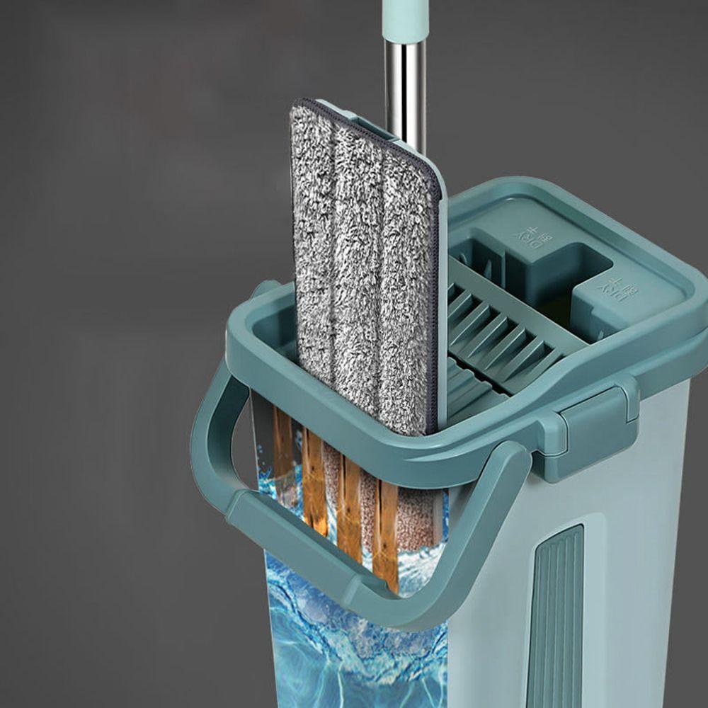 Bộ Cây Lau Nhà + Xô Và Cây Lau Sàn Dạng Nhấn Bằng Tay Chống Ăn Mòn Tiện Dụng