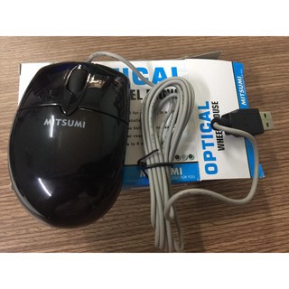 Chuột văn phòng Mitsumi 6603 USB (Đen) - Hàng Chính Hãng - Bảo hành 12 tháng