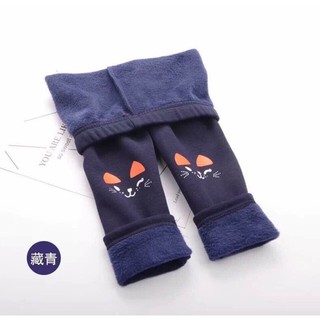 QUẦN LEGGING MÈO LÓT LÔNG CHO BÉ