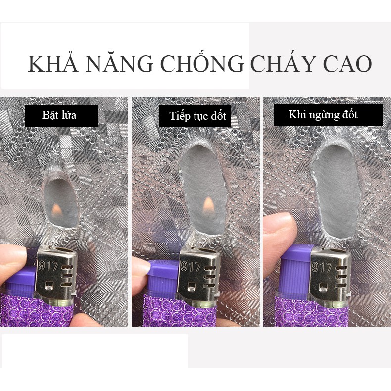 Tấm chắn nắng kính lái ô tô được thiết kế che chắn toàn bộ bề mặt kính lái xe. Kích thước: 142 x 94 cm.