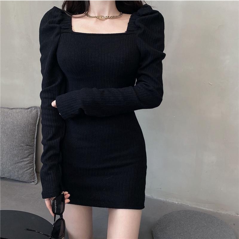 váy body sexy đầm đen đầm tay dài đầm hở lưng đầm vintage đầm công sở đầm cổ vuông đầm bigsize nữ đầm đi tiệc váy tiểu thư sang chảnh váy nữ xinh