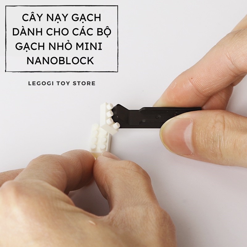 Hộp dụng cụ đựng gạch Búa gõ gạch cho bộ đồ chơi xếp hình lắp ráp LEGOGI
