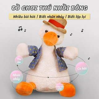 [ Phiên bản Blutooth ] Con vịt nhại giọng-trend tiktok-tặng kèm dây sạc- vịt láo nhất MXH