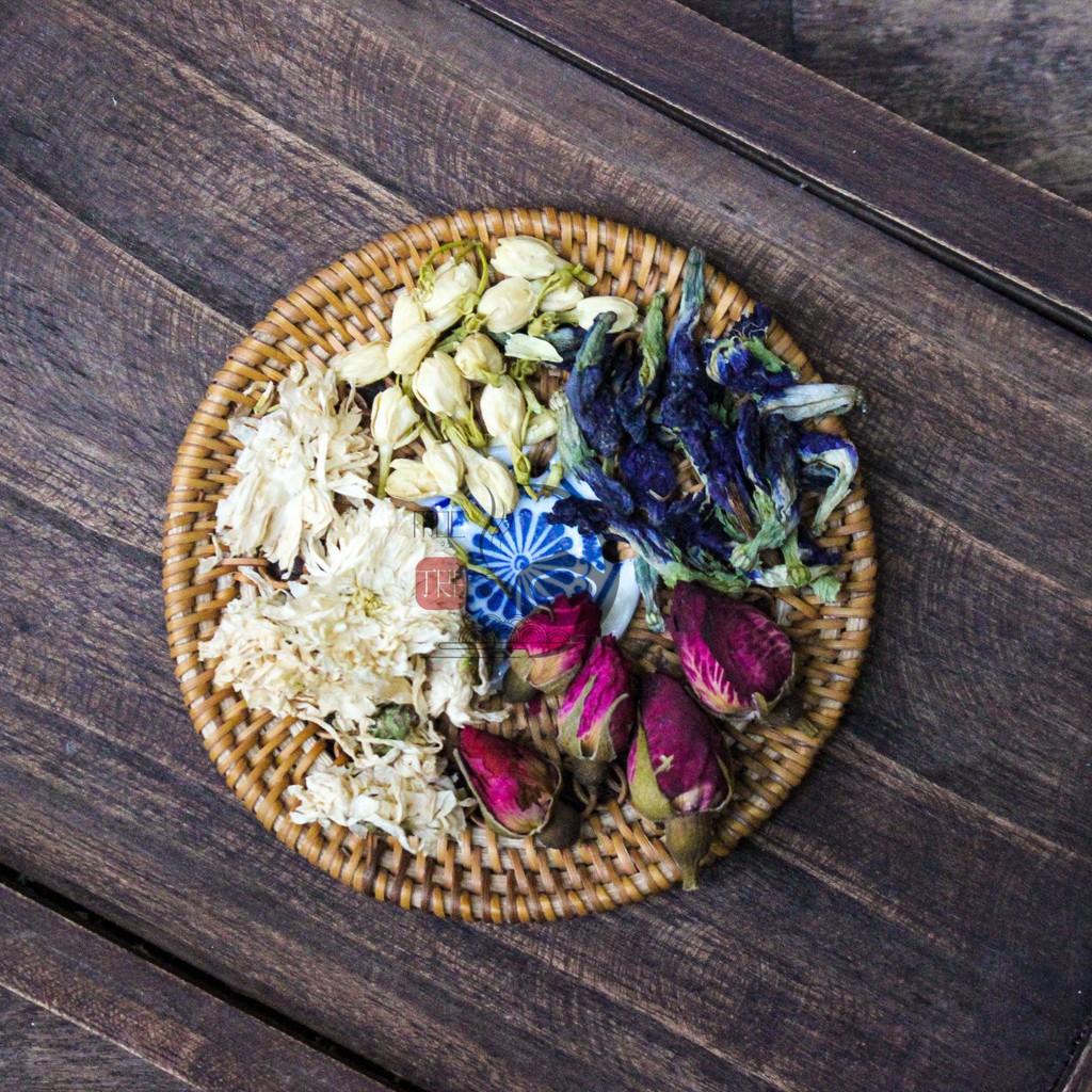 Trà dưỡng nhan 10 loại trà hoa mix nhiều vị gói 10g  - Mộc Trà 98