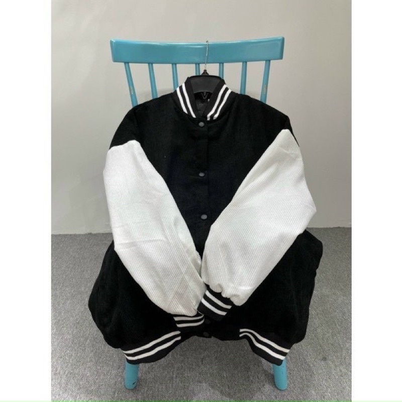 Áo khoát BOMBER trơn Chất nhung tăm cao cấp