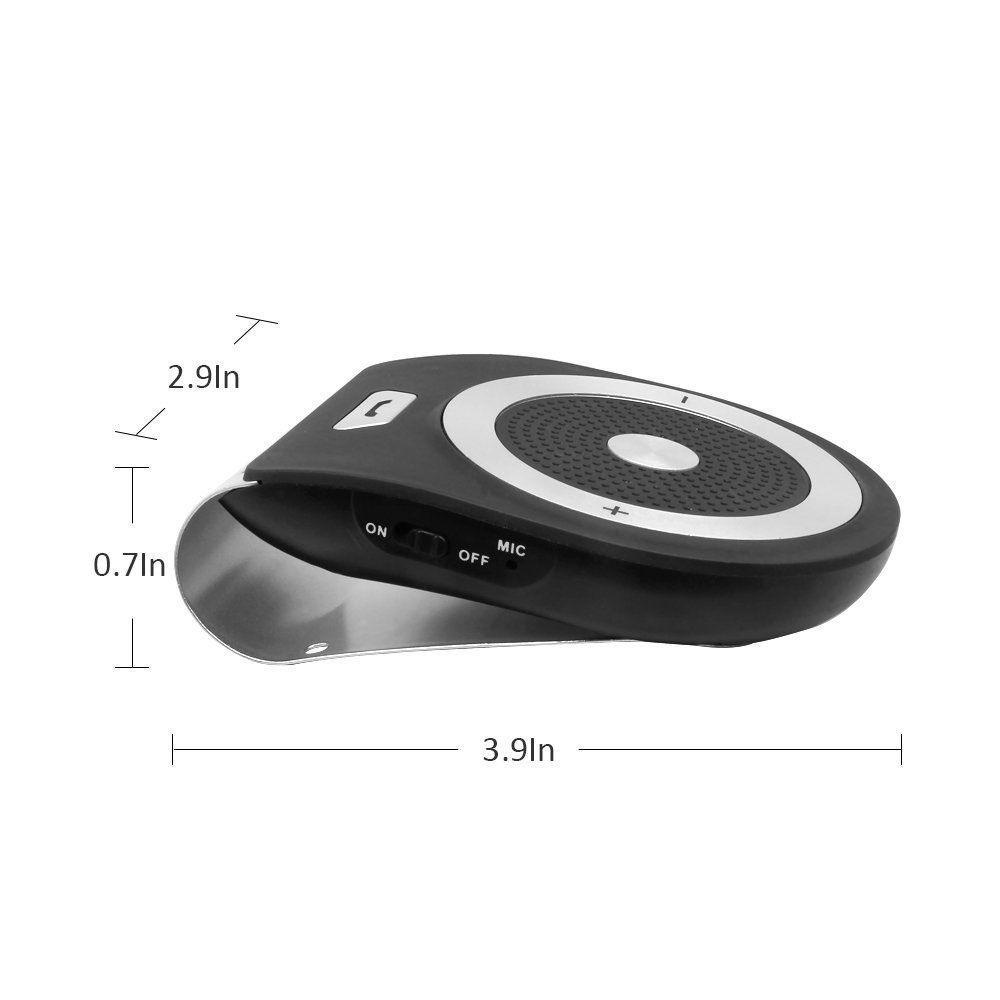 Bộ Thu Tín Hiệu Bluetooth NICKOLAS Gắn Tấm Chắn Nắng Xe Hơi