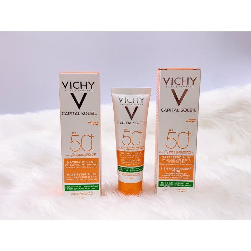 Kem chống nắng Vichy Capital Soleil 3in1 SPF50+ 50ml